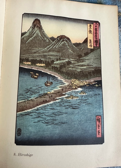 1953 Japanische Landschaften In Farbholzschnitten - Otto Kümmel(Hokusai, Gakutei, Hokuju, Eisen, Hiroshige, Kanazawa(Der Silberne Quell in Baden - Baden Sadly 4 Pictures missing