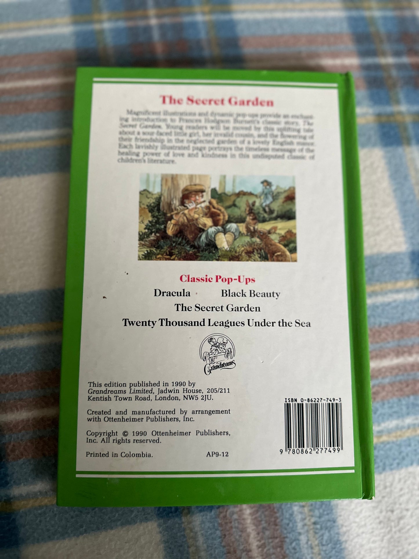1990 The Secret Garden Classic Pop-Up - Frances Hodgson Burnett(Grandreams Publisher)