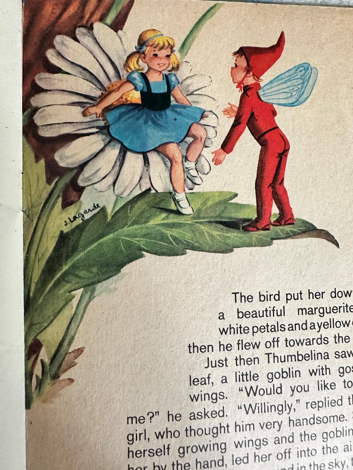 1950’s Thumbelina(Illust J. Lagarde)W.F. Graham publisher printed in Belgium