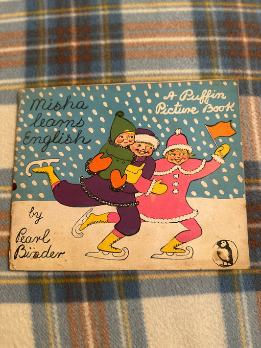 1942*1st* Misha Learns English - Pearl Binder(Puffin Picture Book no25)