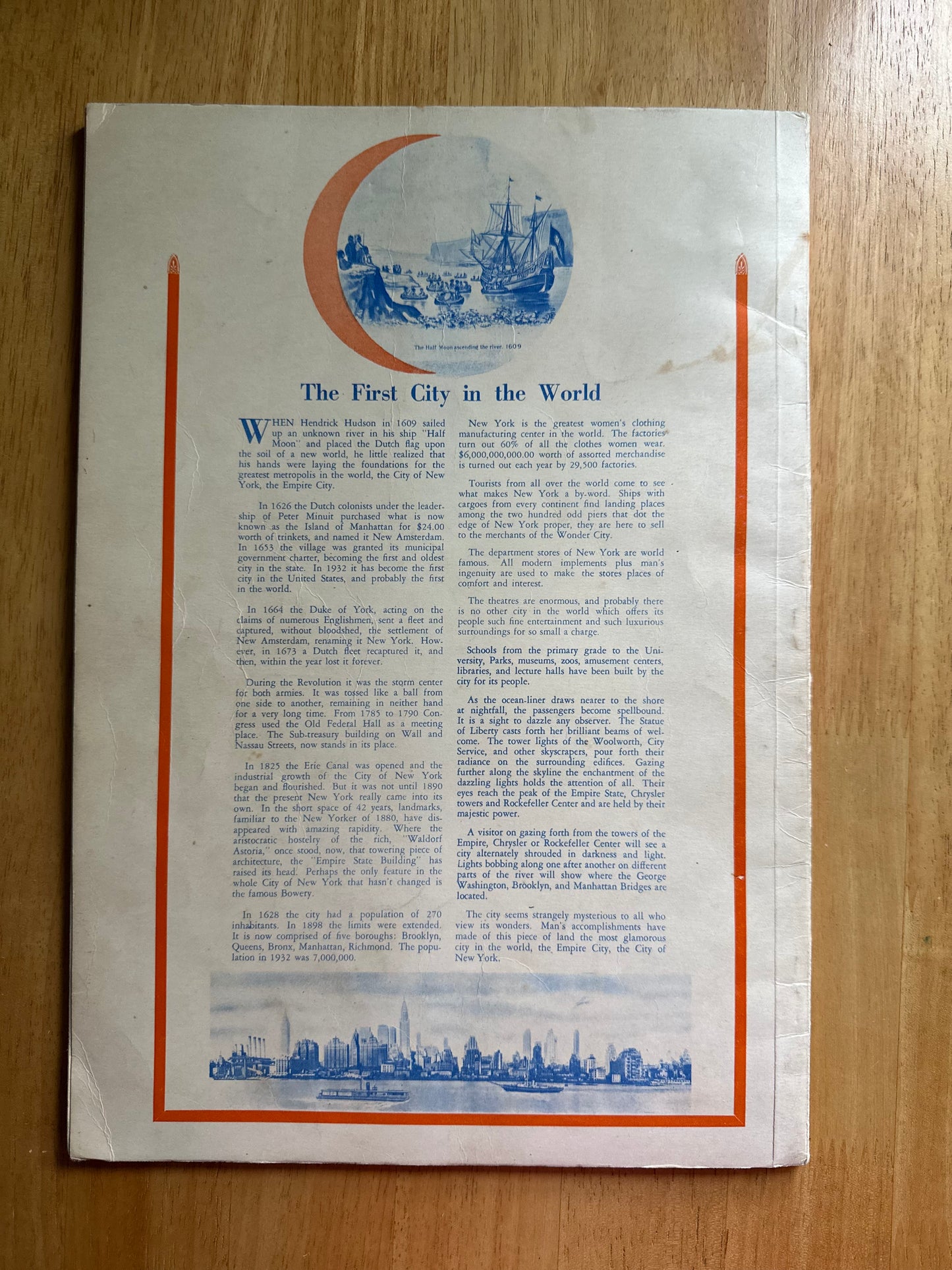 1943*RARE* King’s Views Of New York The Wonder City Of The World