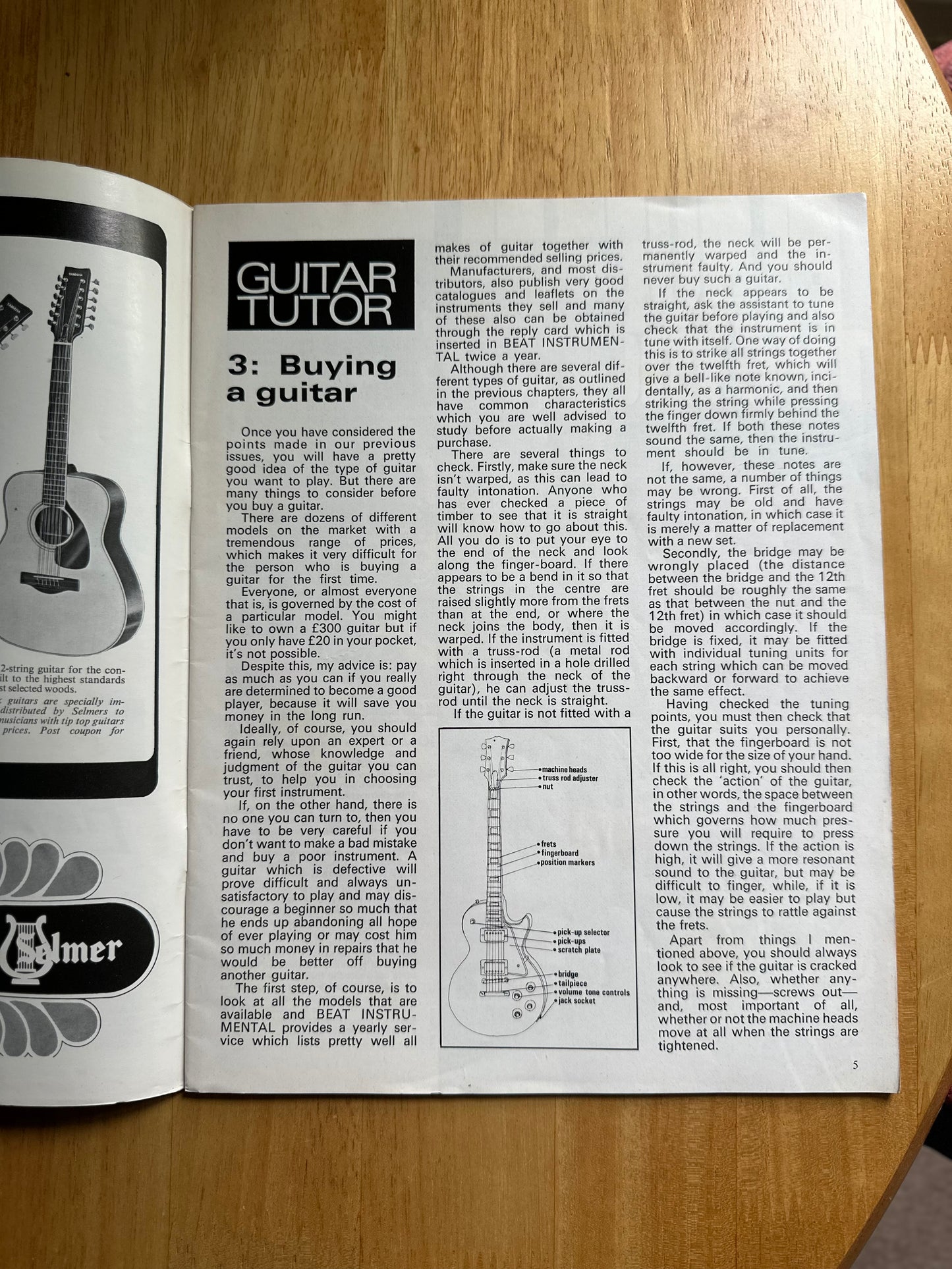 1970 (Juli) Beat Instrumental (Joni Mitchell, Savoy Brown, Leitfaden für Gitarrenbauer)