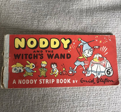 1952 Noddy & The Witch’s Wand (Strip Book) Enid Blyton (Sampson Low)
