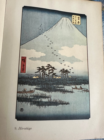 1953 Japanische Landschaften In Farbholzschnitten - Otto Kümmel(Hokusai, Gakutei, Hokuju, Eisen, Hiroshige, Kanazawa(Der Silberne Quell in Baden - Baden Sadly 4 Pictures missing