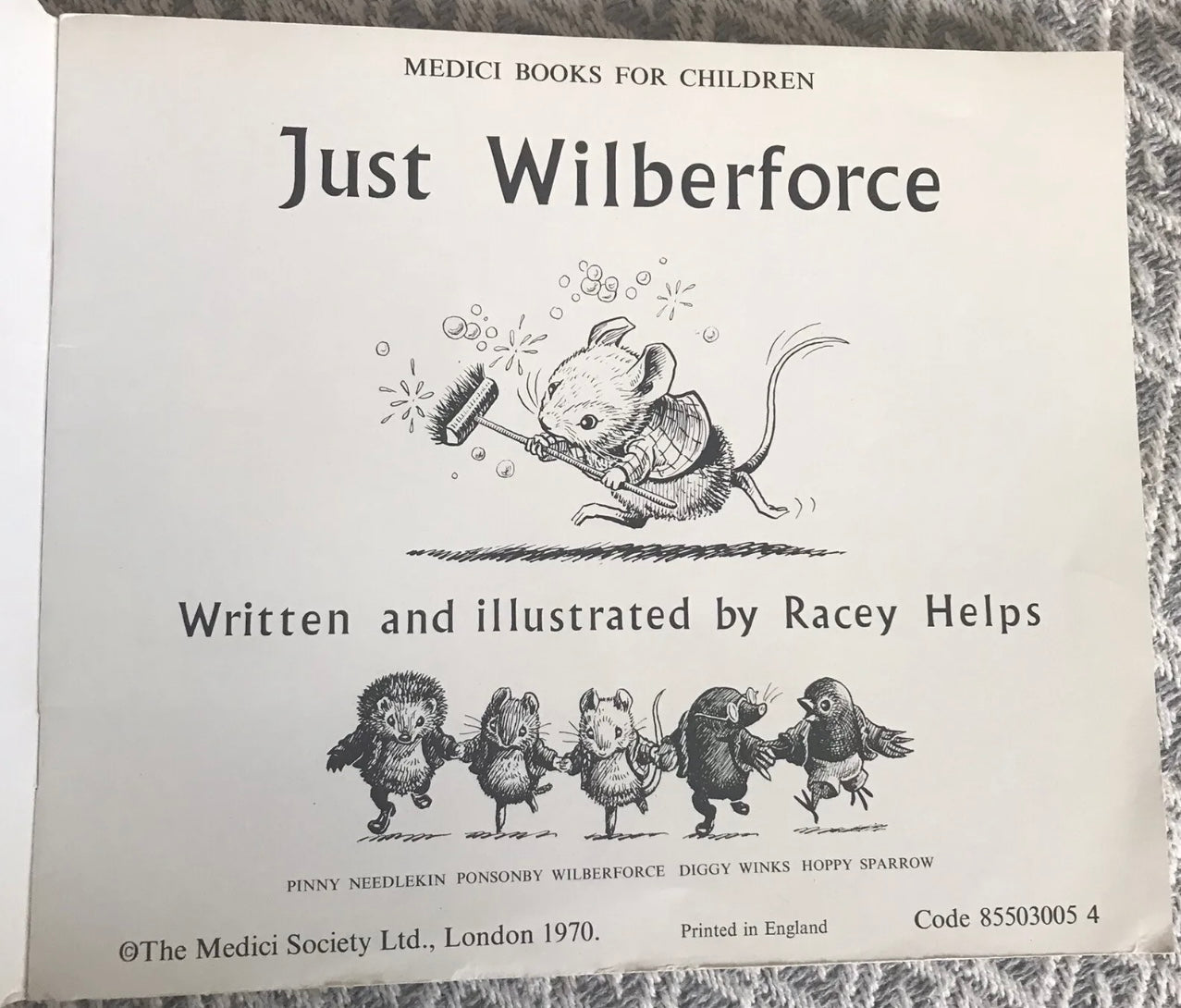 1970 Just Wilberforce - Racey Helps (Medici Society)