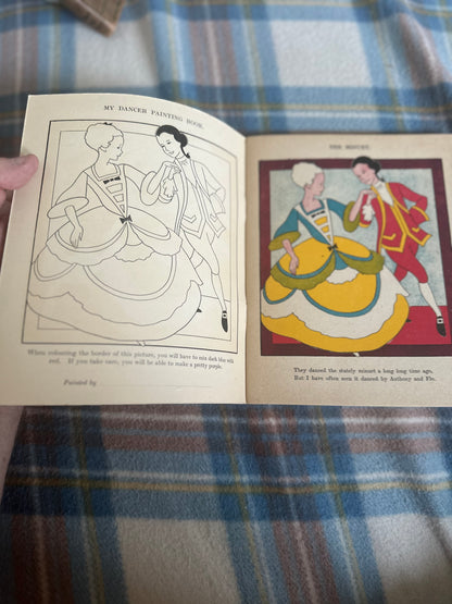 1950c My Dancer Painting Book(no credits but untouched)