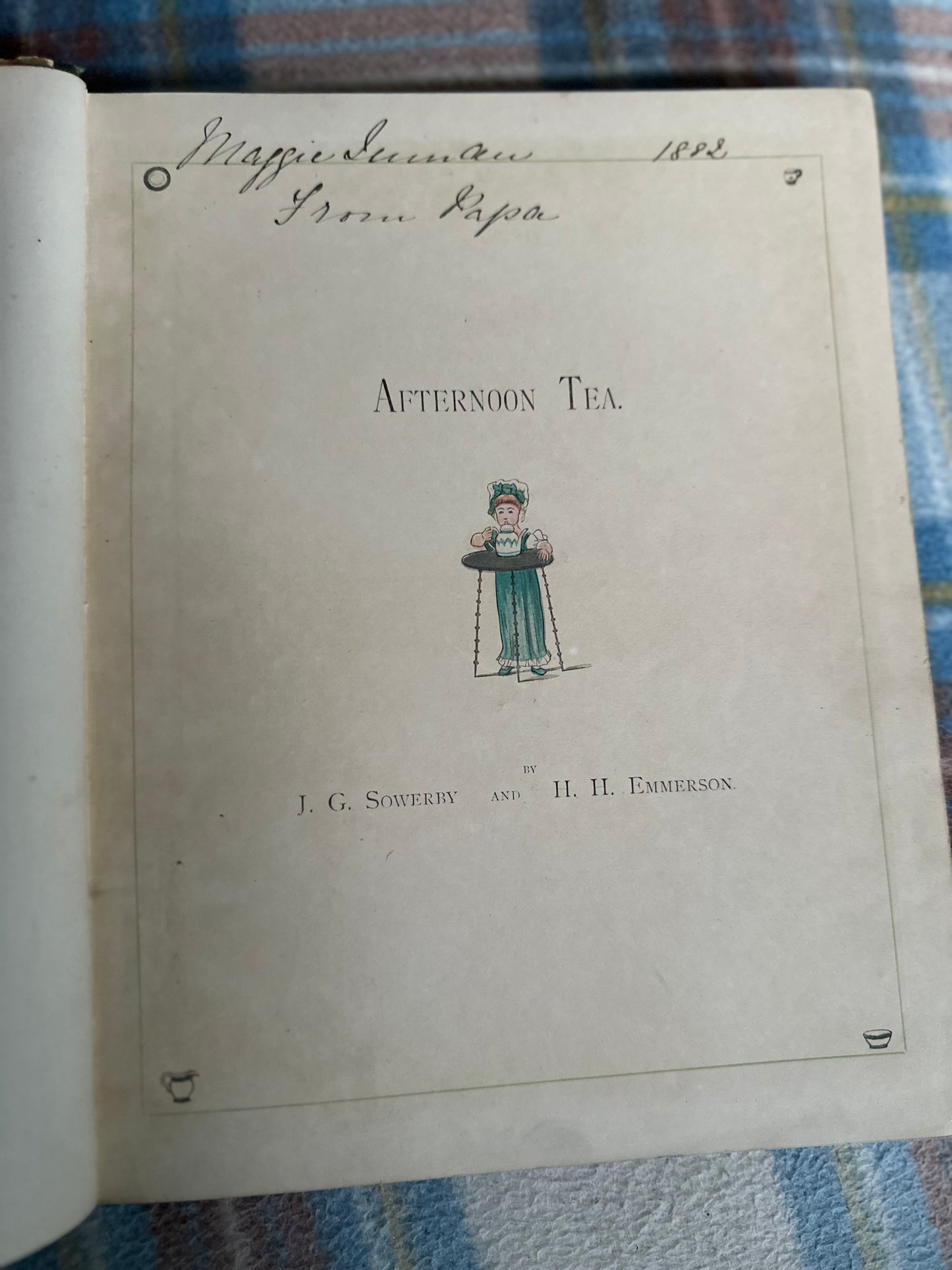 1880*1st* Afternoon Tea - John George Sowerby & illustration by Henry Hetherington Emmerson (Frederick Warne & Co)