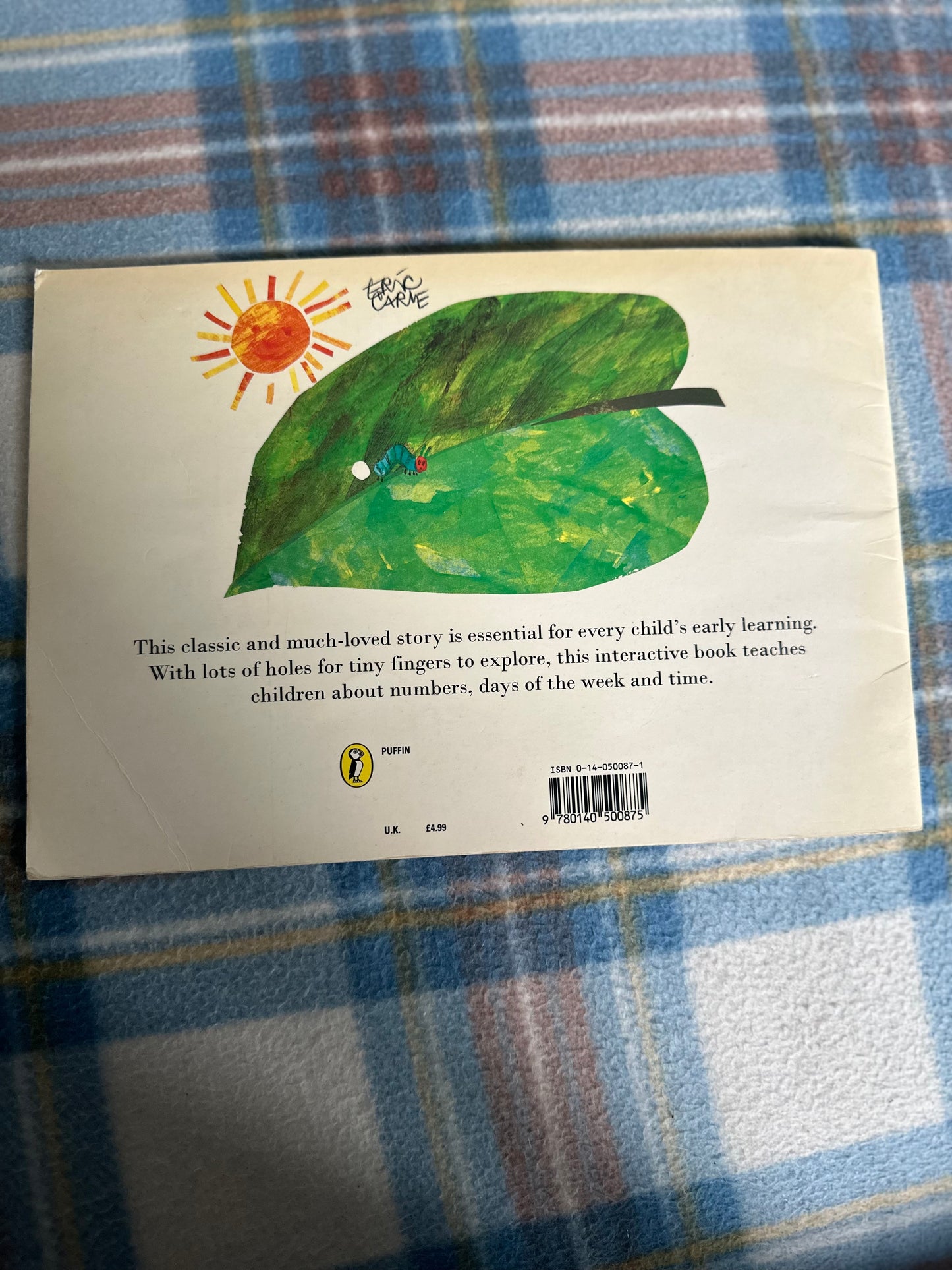 1974 The Very Hungry Caterpillar - Eric Carle(Puffin Books) 58th impression