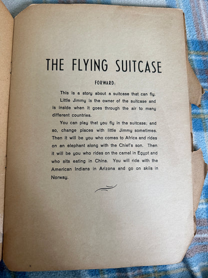 1935*1st* The Flying Suitcase(Story With Pictures)Ramborn Corp. Little Neck, New York