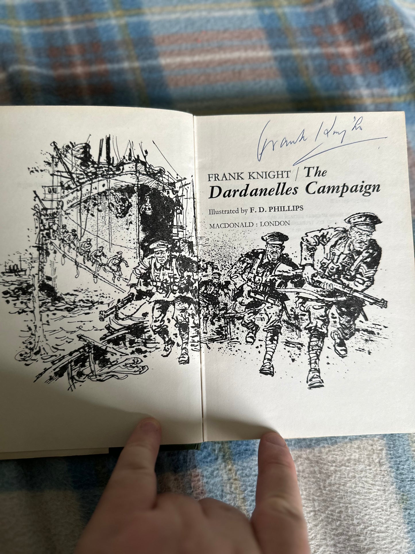 1970*SIGNED 1st* Dardanelle’s Campaign - Frank Knight(F.D. Phillips illustration)MacDonald Publisher