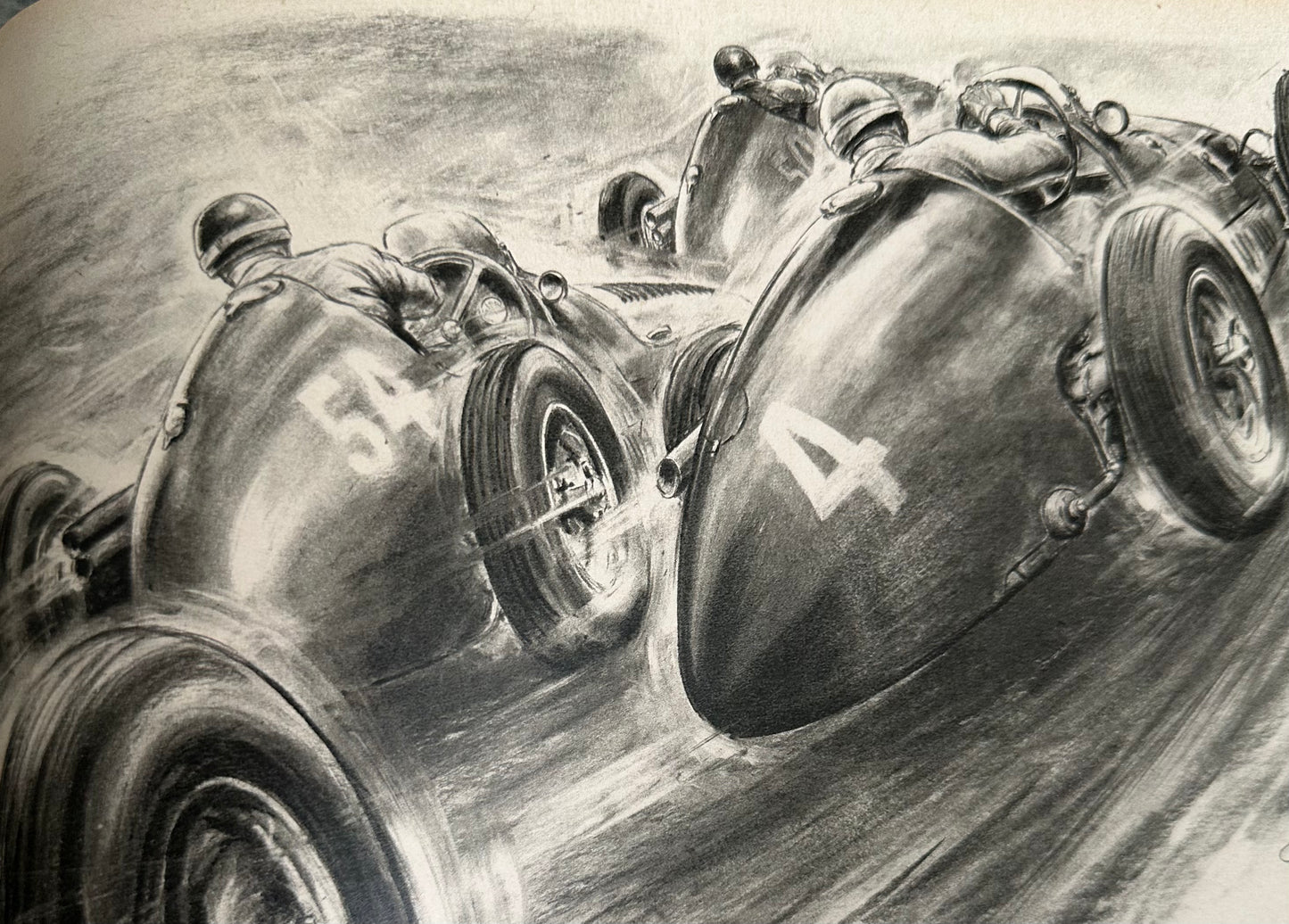 1955*1st* Motor Racing Sketchbook - Carlo Demand(Foulis Publisher)