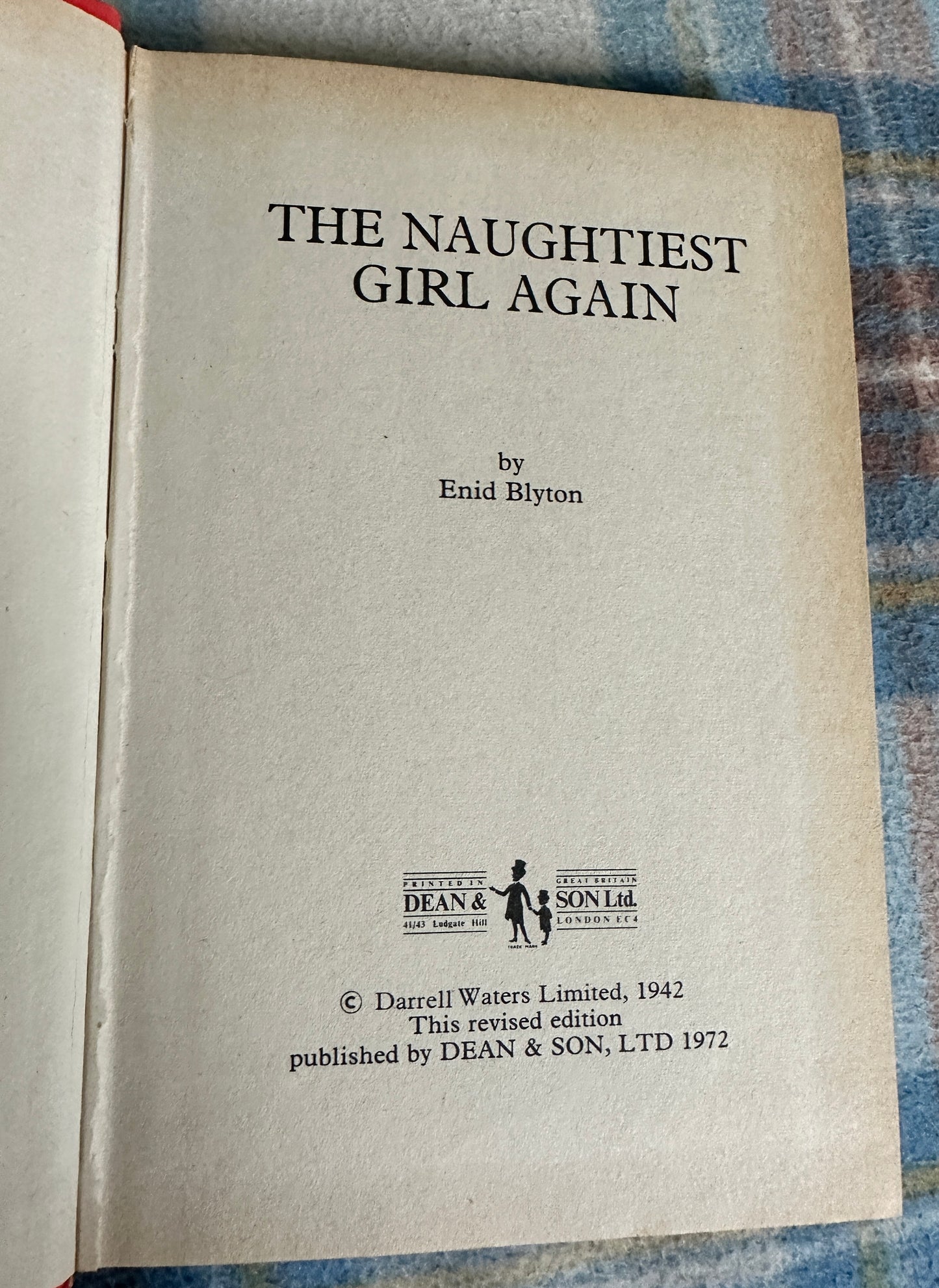 1972 The Naughiest Girl Again - Enid Blyton) Dean & Son Ltd