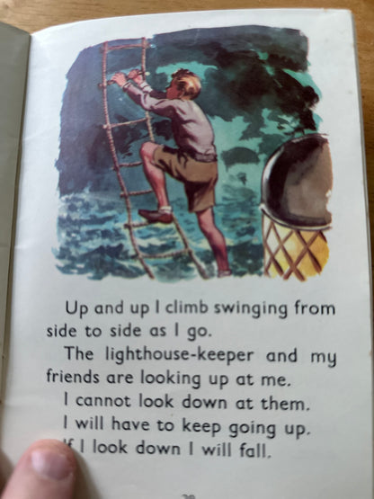 1962*1st*Racing To Read Bk12 The Lighthouse - A. E. Tansley & R. H. Nicholls(F.Pash illustration) E. J. Arnold & Son Ltd
