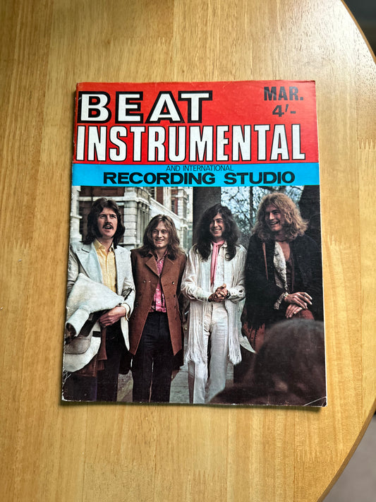 1970 Beat Instrumental (April)The Nice, King Crimson , Led Zeppelin (cover pic)