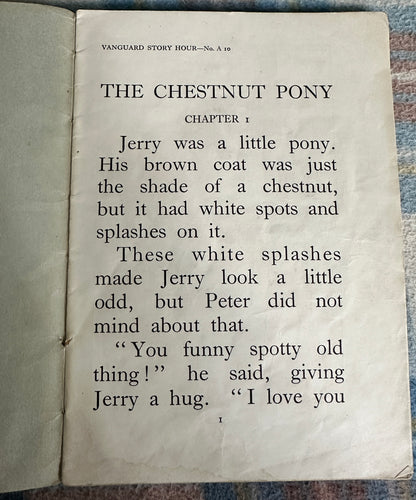 1951 The Chestnut Pony(Vanguard Story Hour A10)Esmée Mascall(Kingsley Sutton Illust)McDougalls Educational Co Ltd