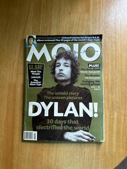 1998 MOJO Magazine November (Bob Dylan, Mott The Hoople, John Lennon)