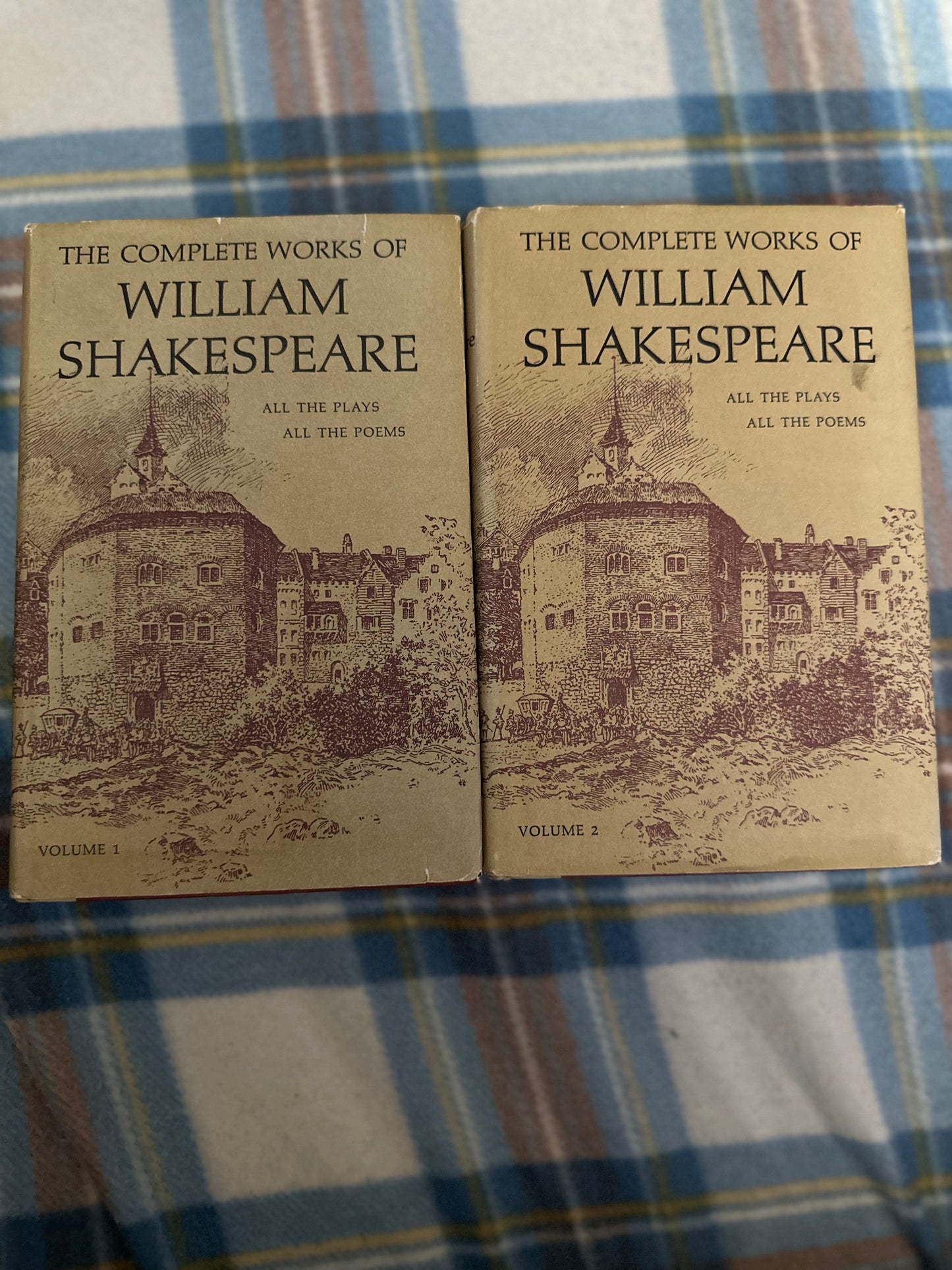 The Complete Works Of William Shakespeare edited by W. G. Clark & W. Aldis Wright(Nelson Doubleday Inc New York) 2 volumes