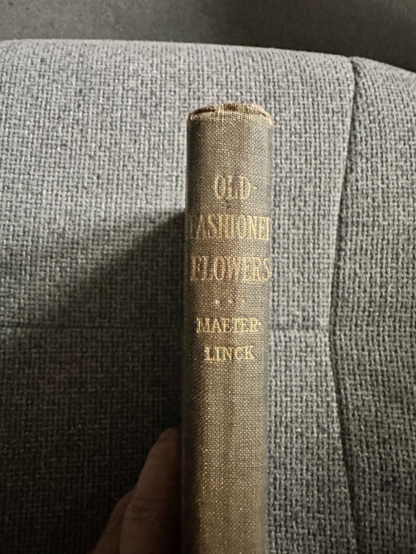 1906*1st* Old Fashioned Flowers & Other Open-Air Essays - Maurice Maeterlinck (Illust G. S. Elgood) George Allen Pub