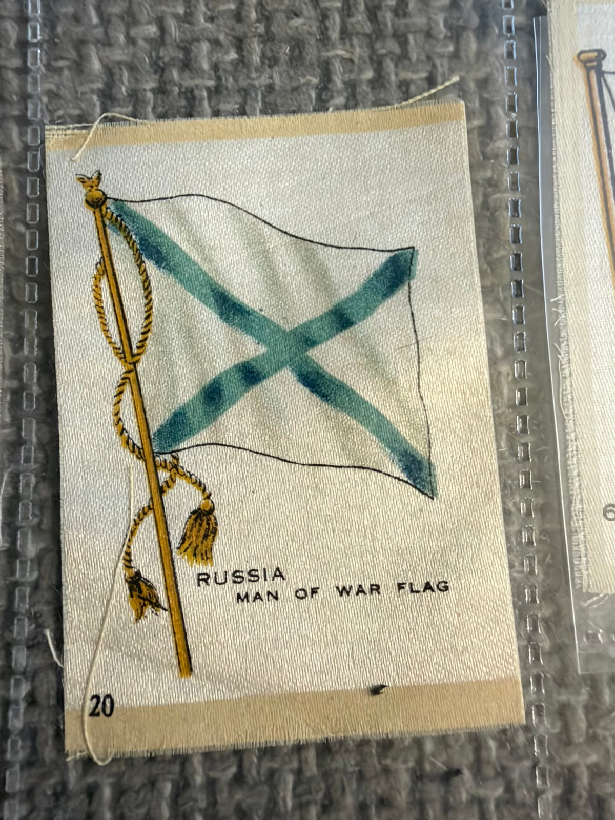 12 x Vintage B.D.V. Cigarette Silks — 25th Series World & Royal Flags — c.1910s