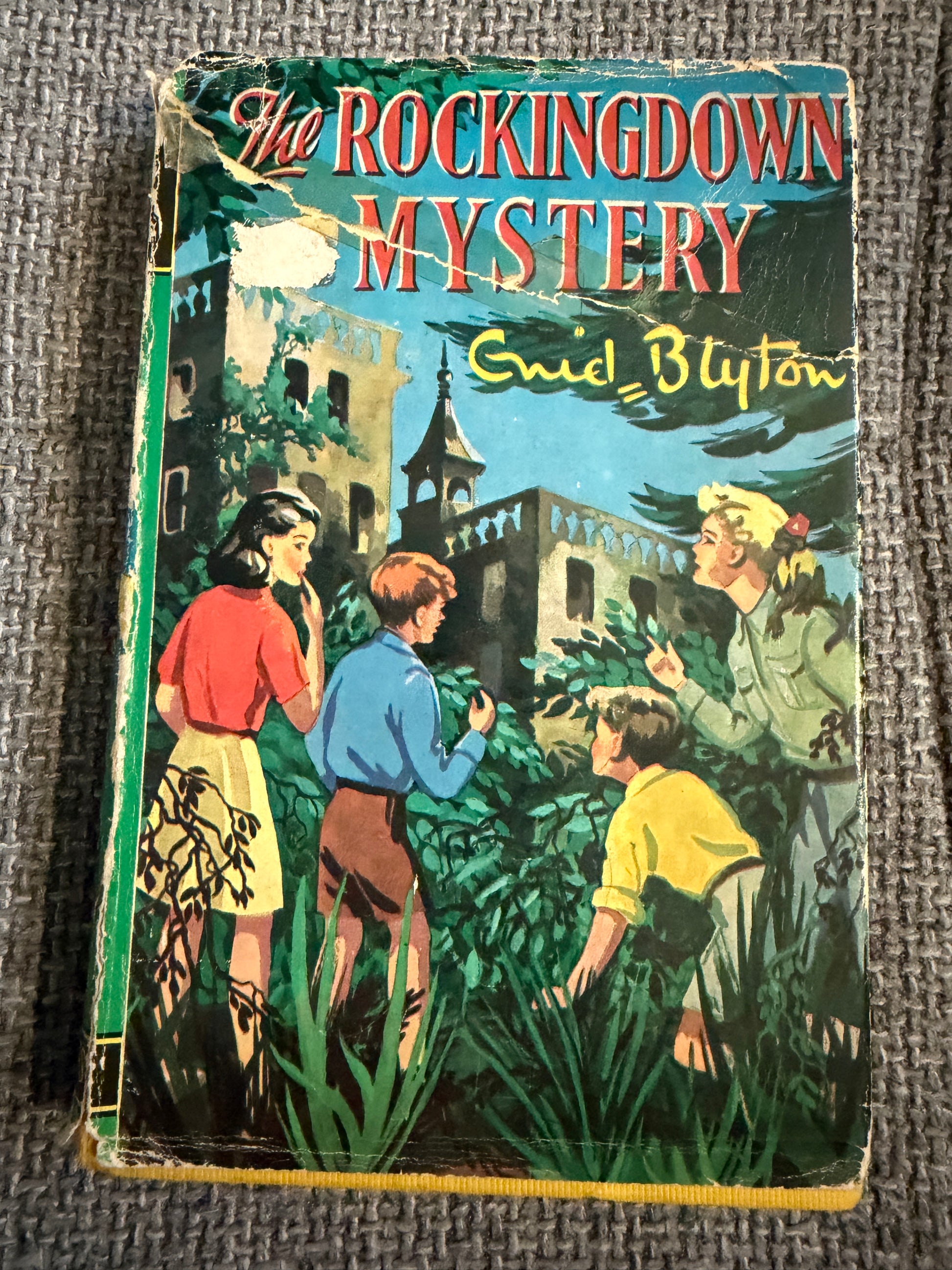 1965 The Rockingdown Mystery - Enid Blyton (Gilbert Dunlop illust) Collins (Junior Story Books) - Honeyburn Books (UK)