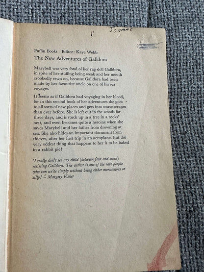 1970 The New Adventures Of Galldora - Modwena Sedgwick (Diana John Illust) Young Puffin Book
