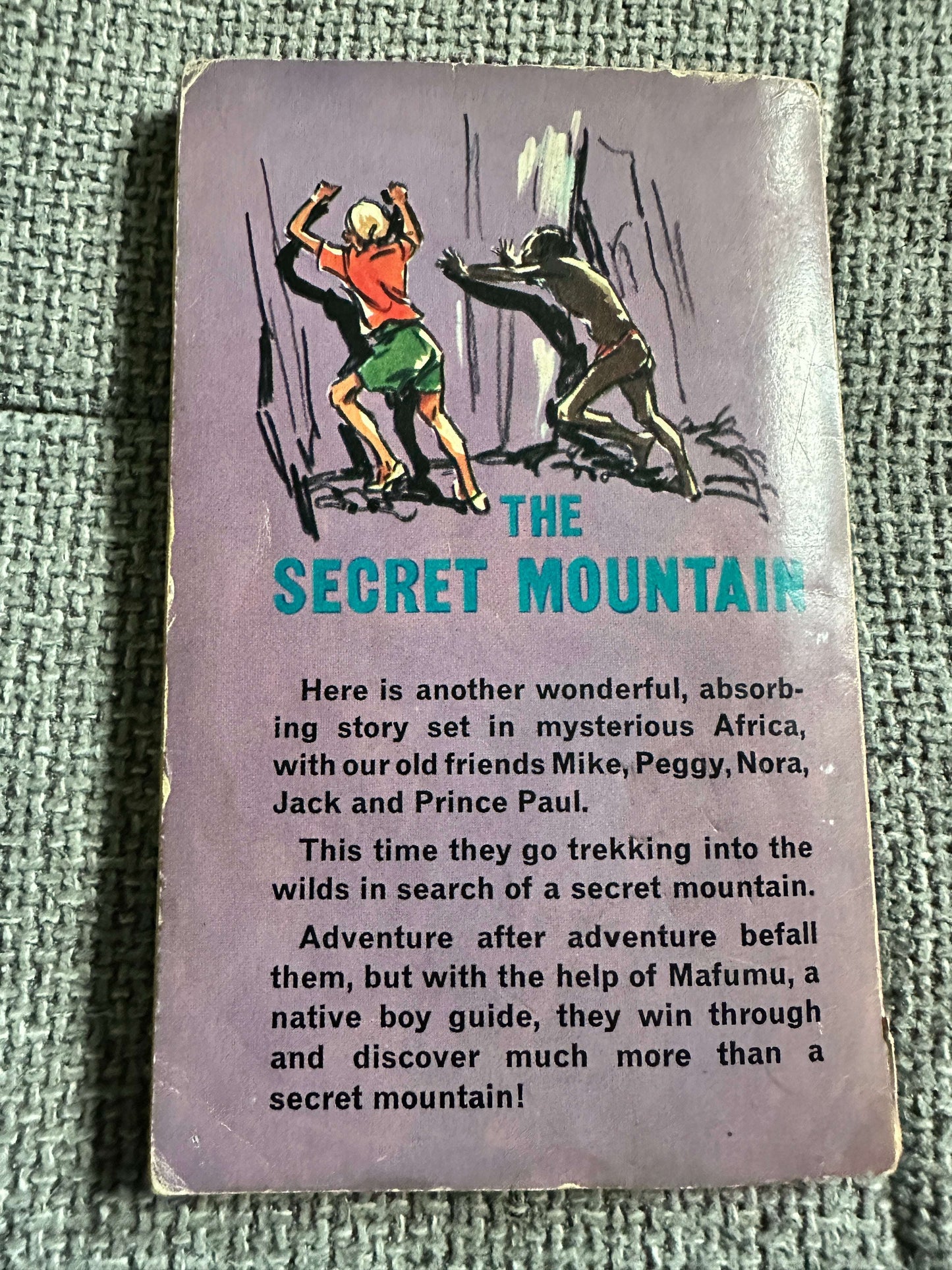1965 The Secret Mountain - Enid Blyton (Mary Gernat cover Illust, Dylan Roberts text Illust) Armada 2/6d