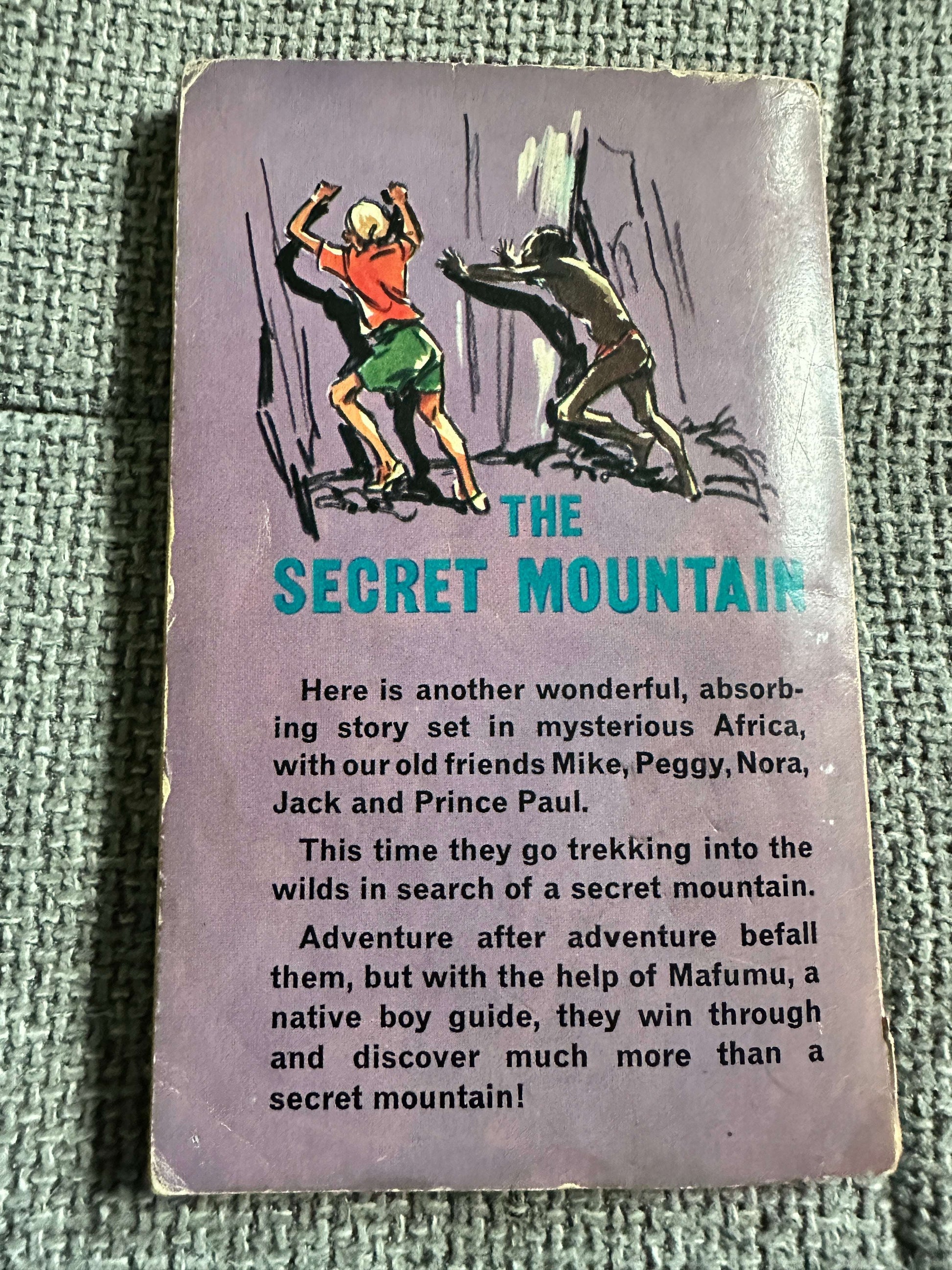 1965 The Secret Mountain - Enid Blyton (Mary Gernat cover Illust, Dylan Roberts text Illust) Armada 2/6d