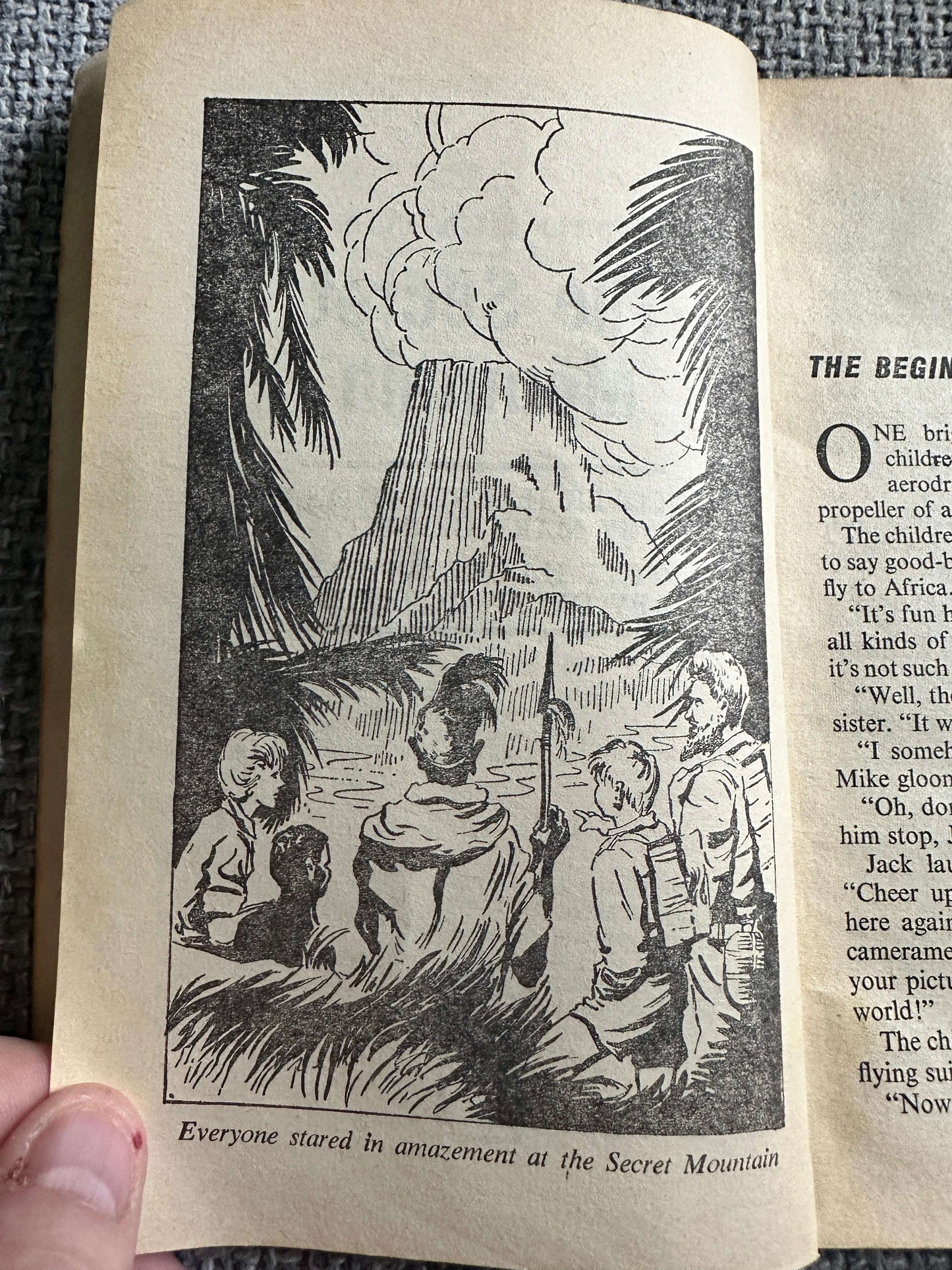1965 The Secret Mountain - Enid Blyton (Mary Gernat cover Illust, Dylan Roberts text Illust) Armada 2/6d