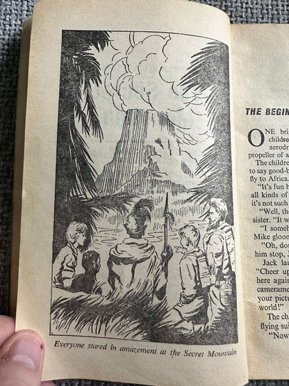 1965 The Secret Mountain - Enid Blyton (Mary Gernat cover Illust, Dylan Roberts text Illust) Armada 2/6d