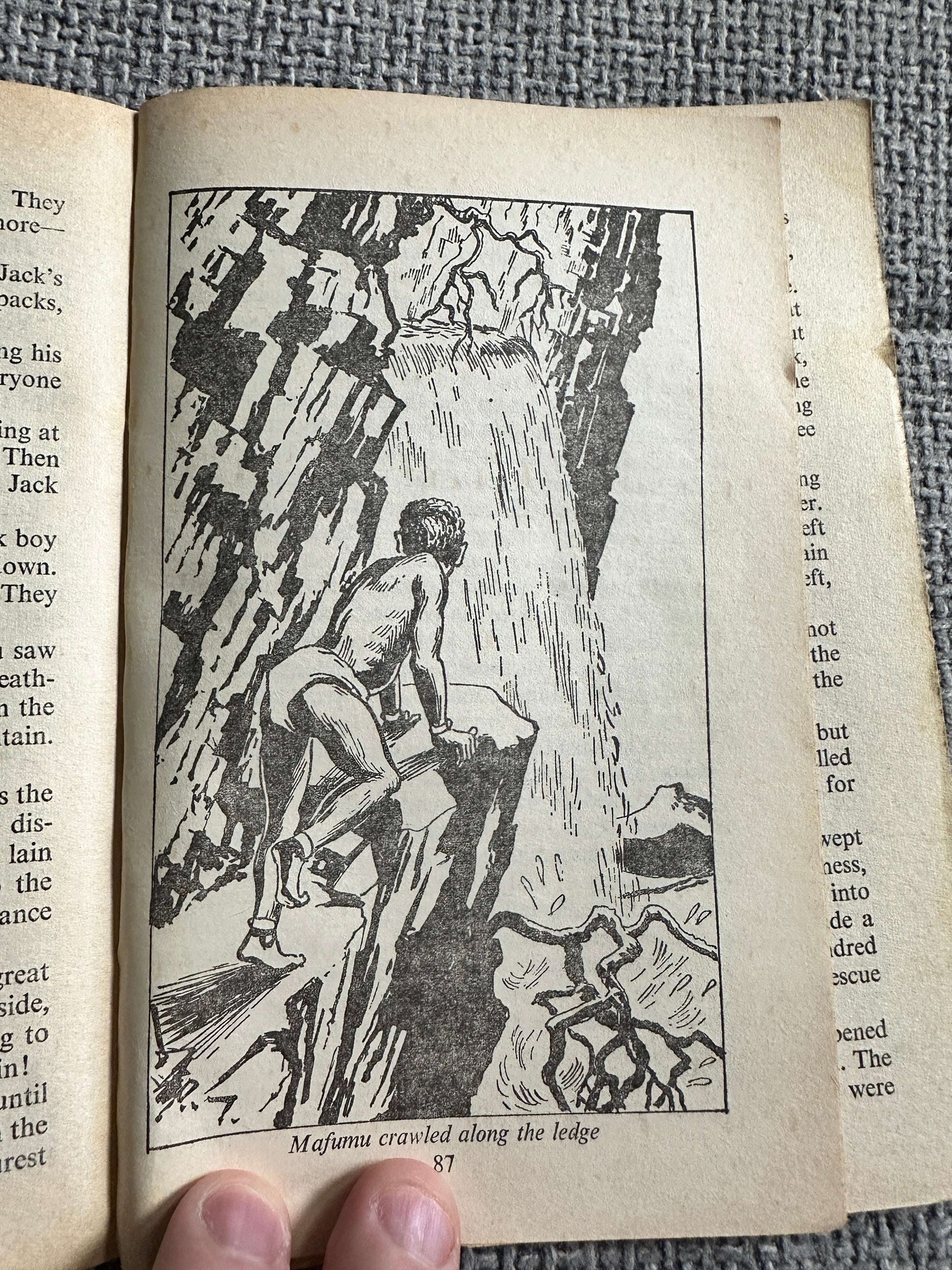 1965 The Secret Mountain - Enid Blyton (Mary Gernat cover Illust, Dylan Roberts text Illust) Armada 2/6d