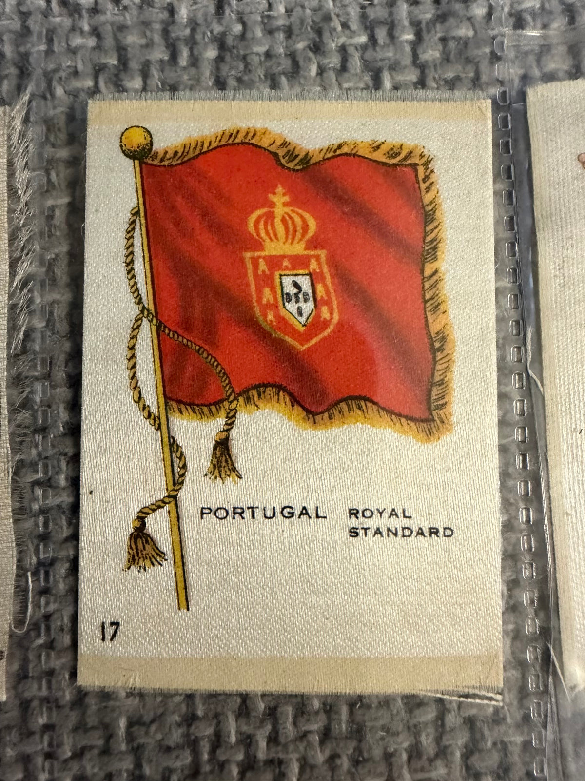 12 x Vintage B.D.V. Cigarette Silks — 25th Series — World, Royal & Regional Flags — c.1910s