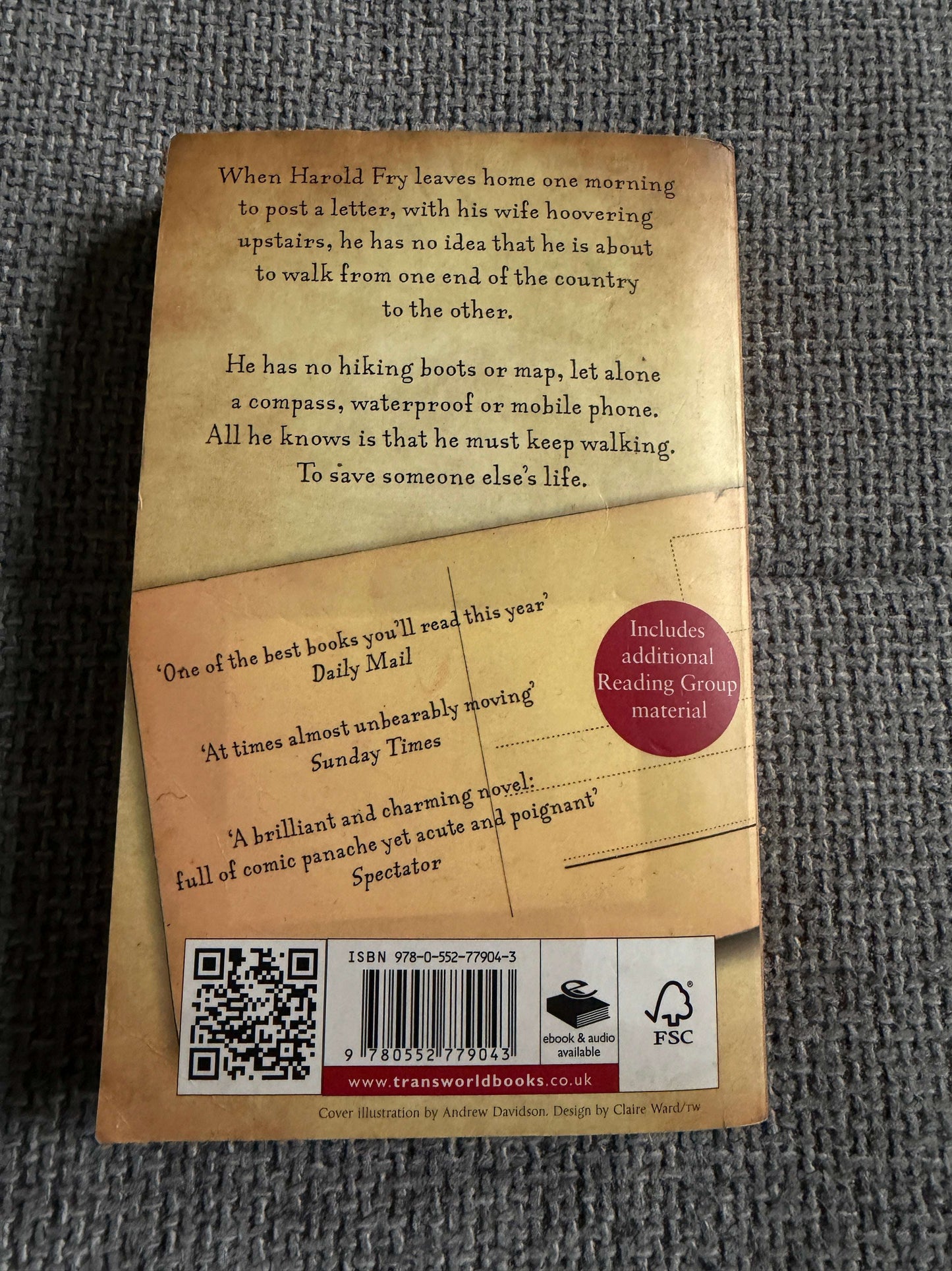 2013*1st* The Unlikely Pilgrimage Of Harold Fry - Rachel Joyce (Black Swan)