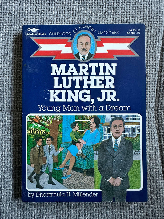 1986 Martin Luther King jr. Young Man With A Dream - Dharathula H. Millender (Aladdin Books) - Honeyburn Books (UK)