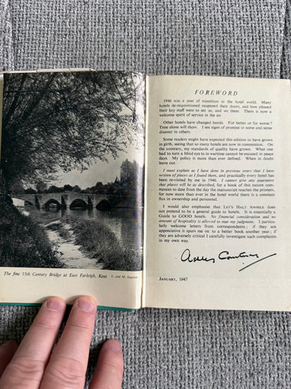 1947 Let’s Halt Awhile - Ashley Courtenay (Simpkin Marshall (1941) Ltd