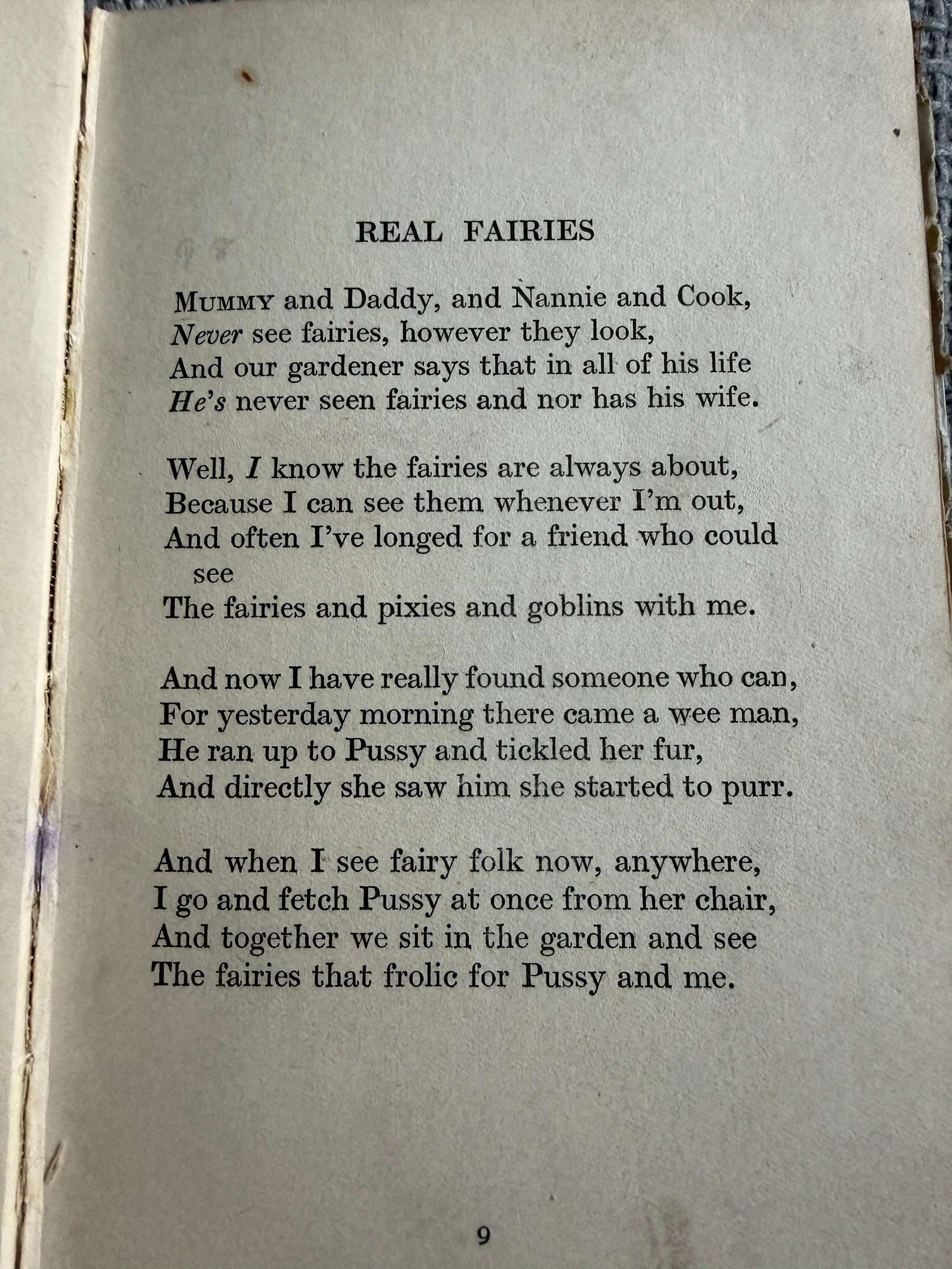 1923*1st* Real Fairies - Enid Blyton (J. Saville & Co Ltd)