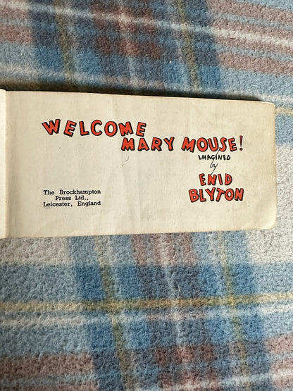 1950c Welcome Mary Mouse - Enid Blyton (Olive Openshaw illustration) Brockhampton Press