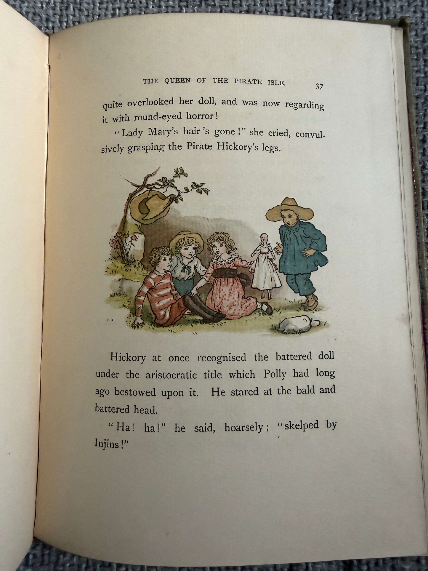 1885*1st* The Queen Of The Pirate Isle - Bret Harte (Kate Greenaway) (Chatto & Windus)