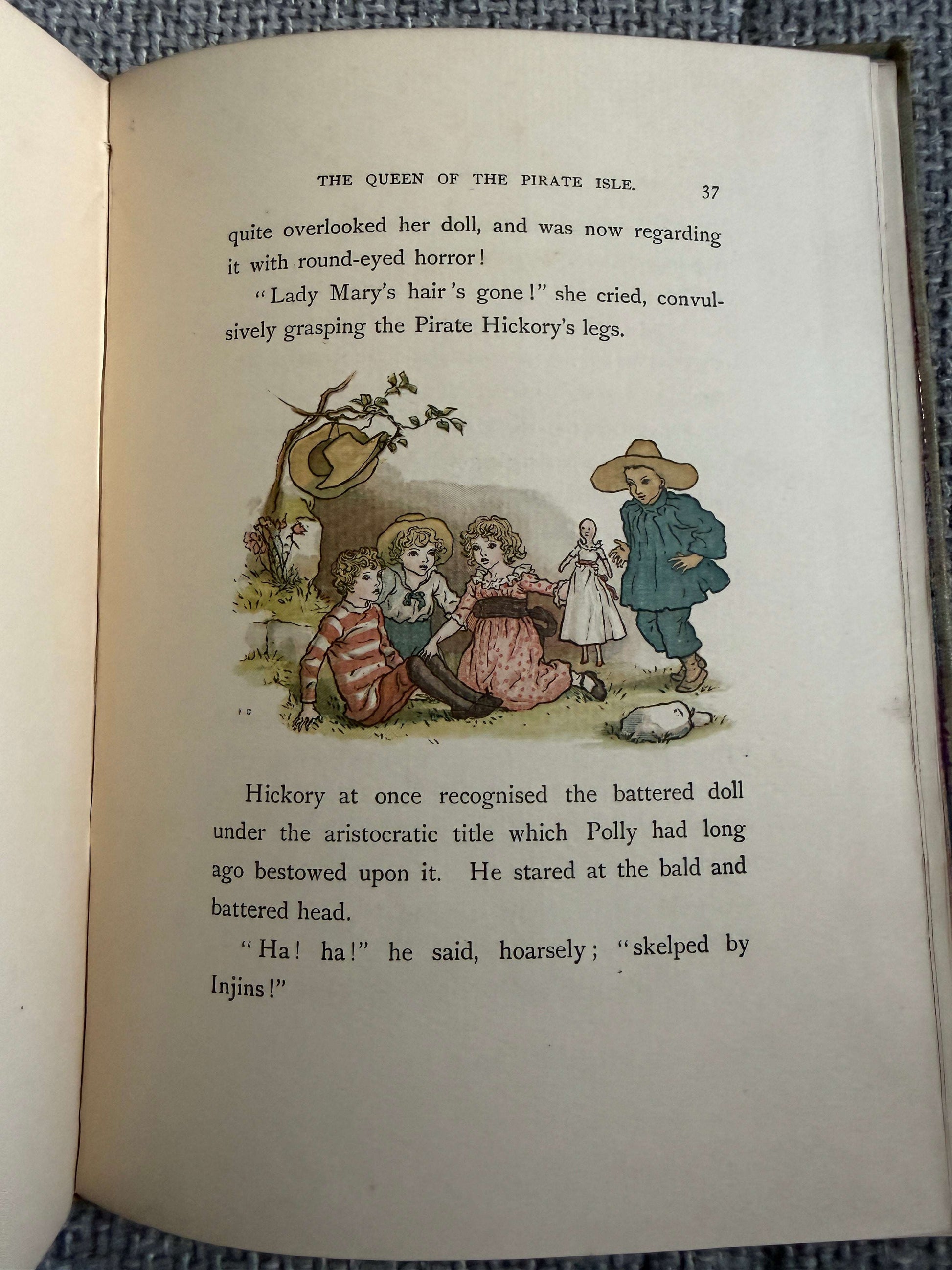 1885*1st* The Queen Of The Pirate Isle - Bret Harte (Kate Greenaway) (Chatto & Windus)
