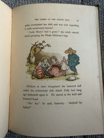 1885*1st* The Queen Of The Pirate Isle - Bret Harte (Kate Greenaway) (Chatto & Windus)