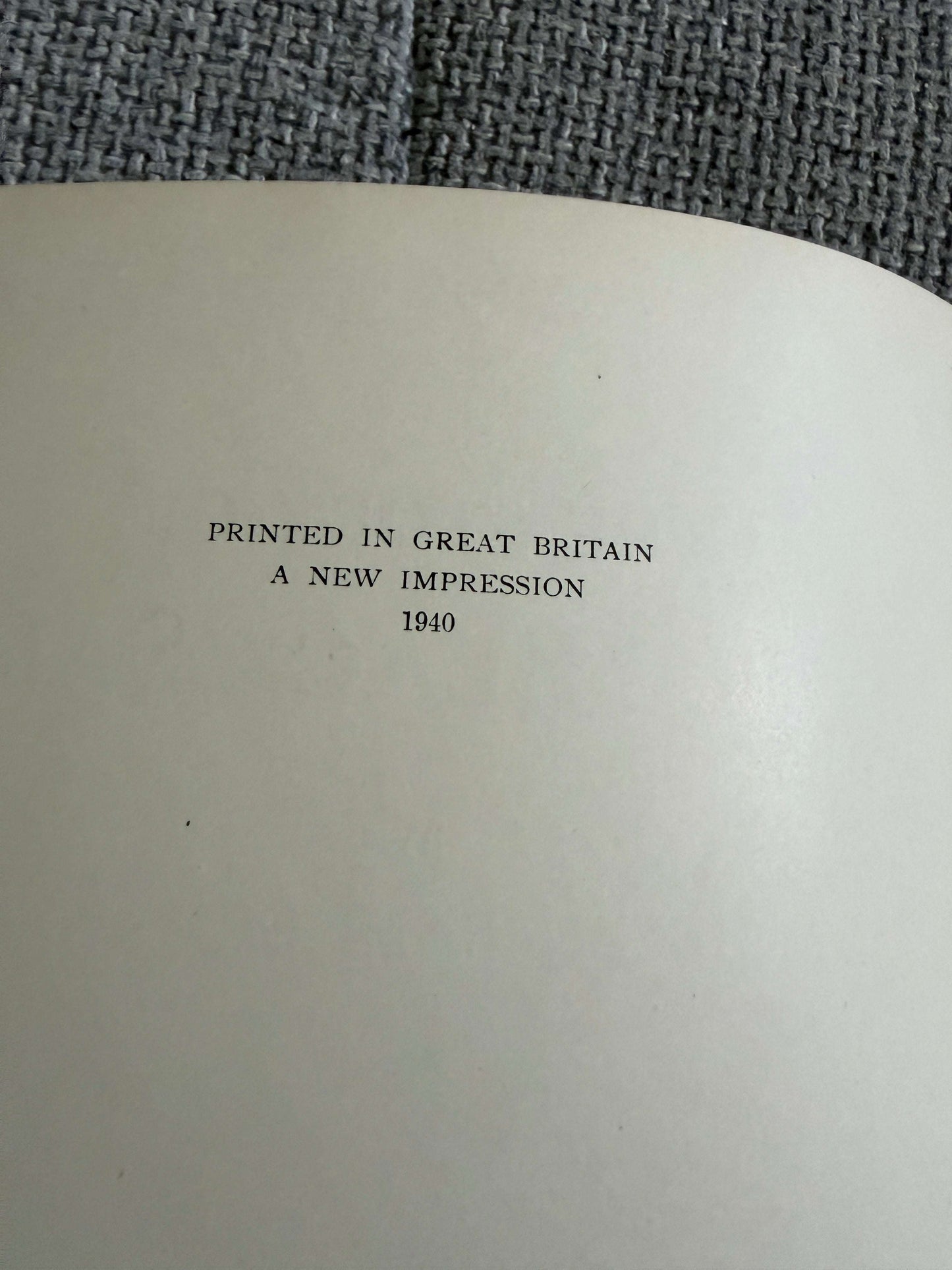 1940 The Story Of Little Black Sambo - Helen Bannerman (Chatto & Windus)