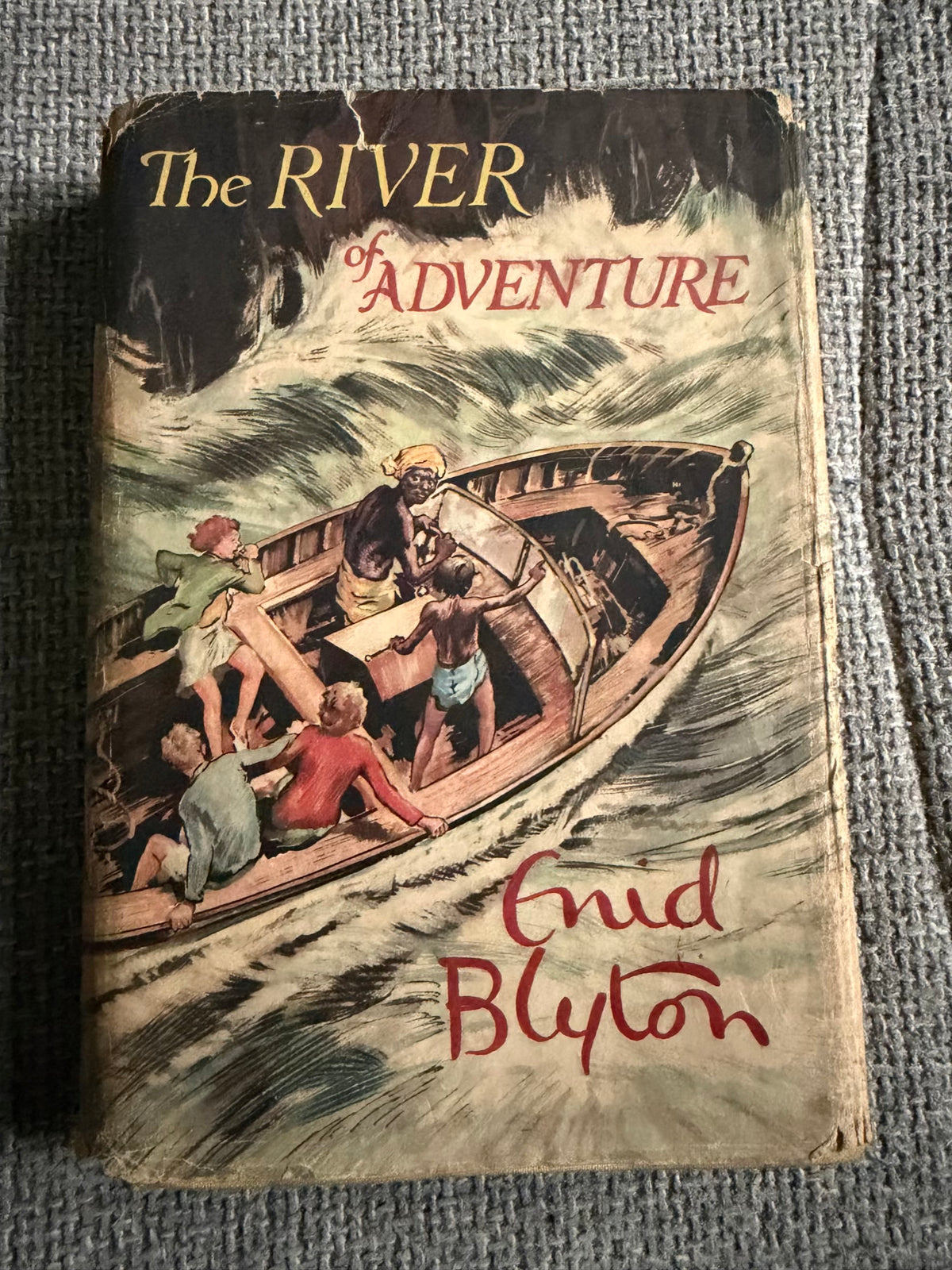 1955*1st* The River Of Adventure - Enid Blyton (Stuart Tresilian illust) MacMillan