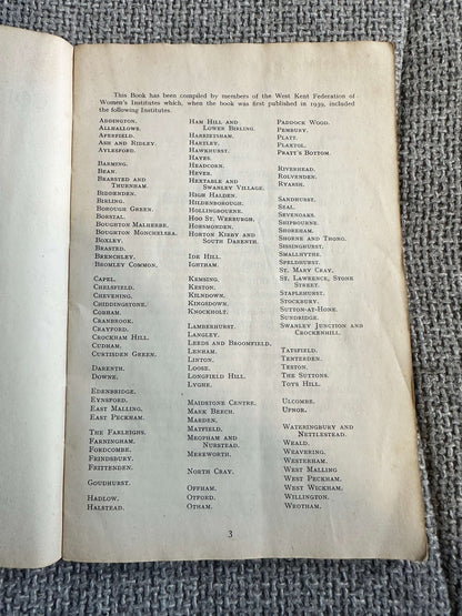 1952 The Country Housewife’s Handbook (West Kent Federation Of Women’s Institutes)