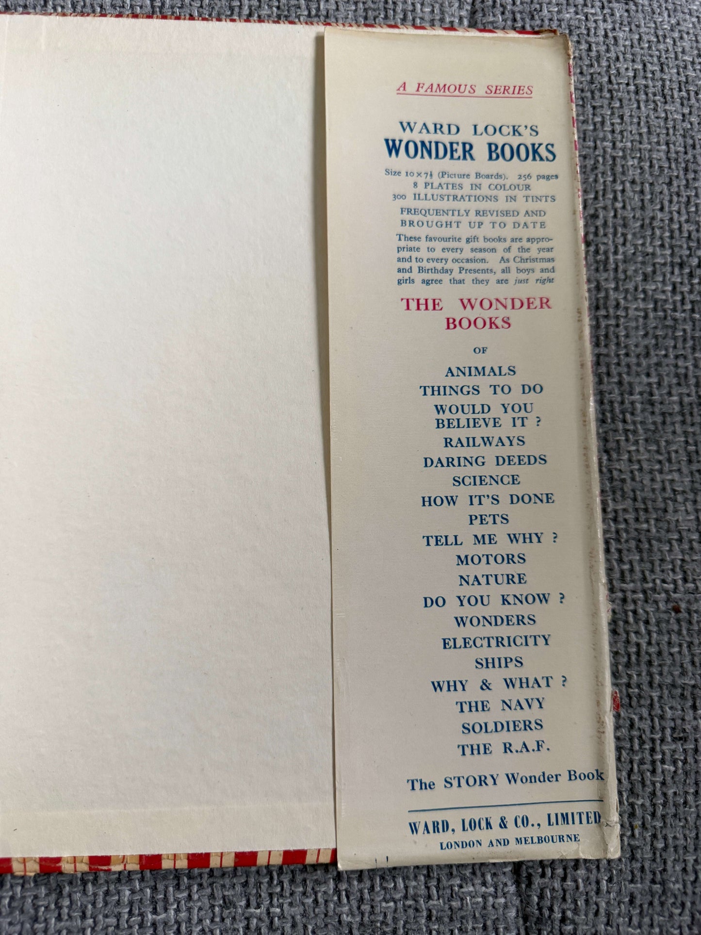 1951 The Child’s Garden Of Verses - Margaret W. Tarrant (Ward Lock & Co Ltd)