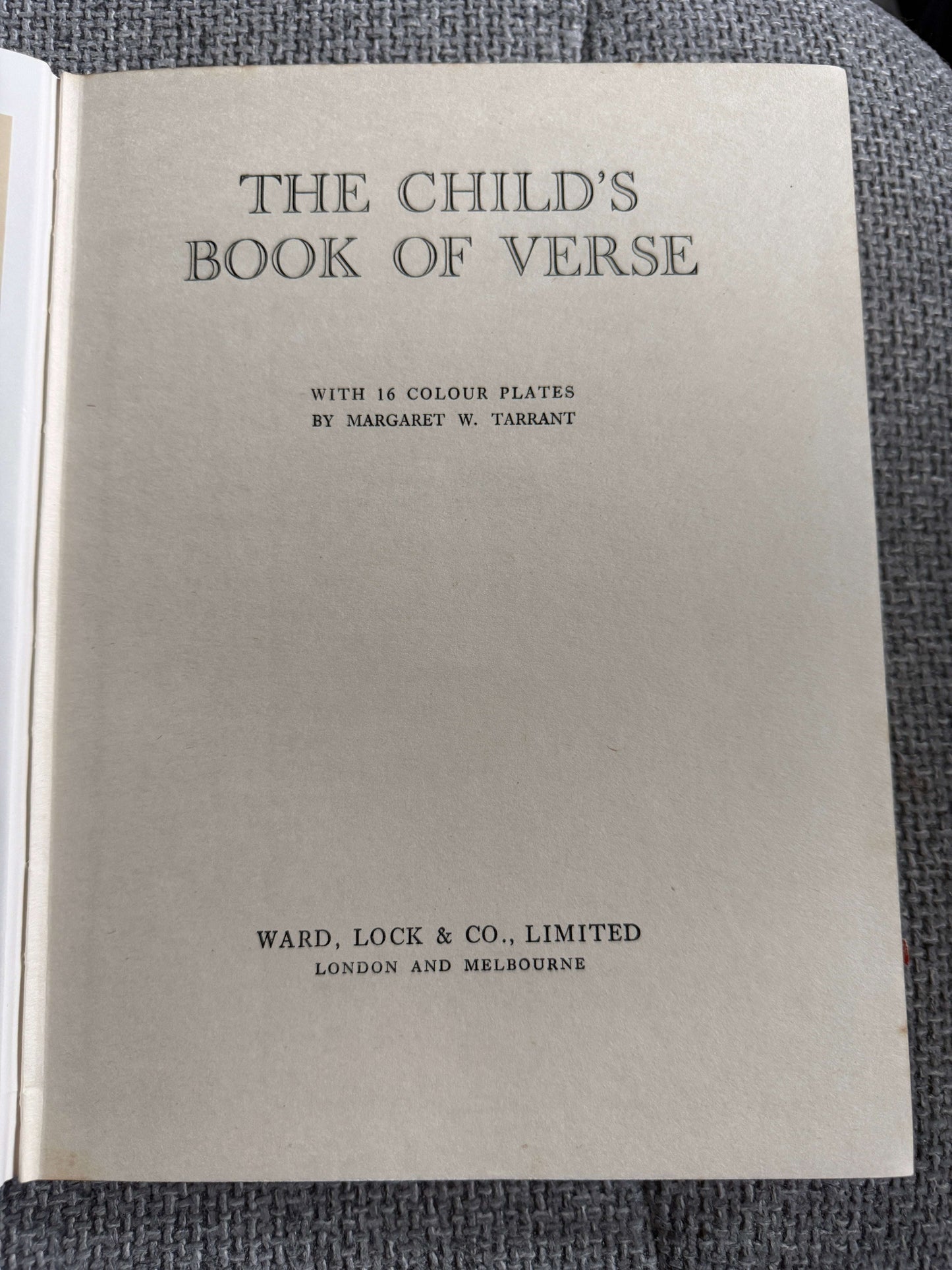 1951 The Child’s Garden Of Verses - Margaret W. Tarrant (Ward Lock & Co Ltd)