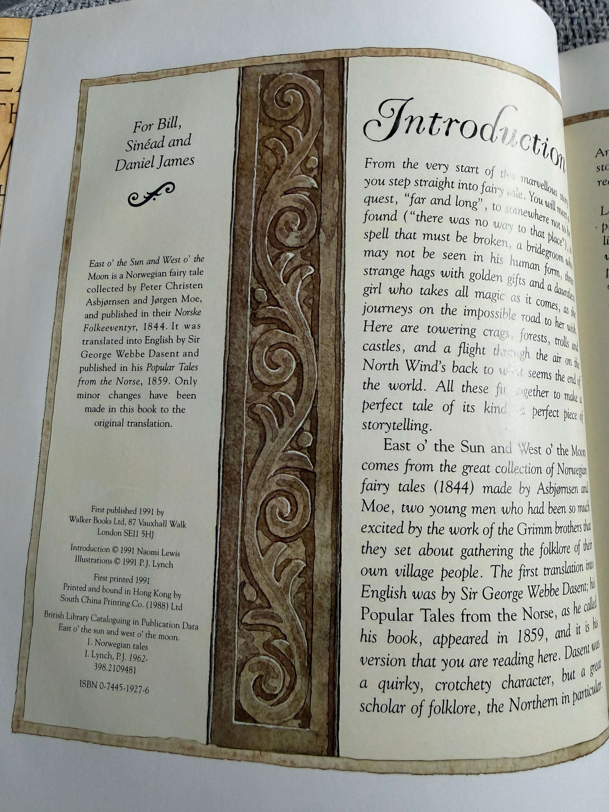 1991*1st* East O’ The Sun & West O’ The Moon - P. J. Lynch (Walker Books)