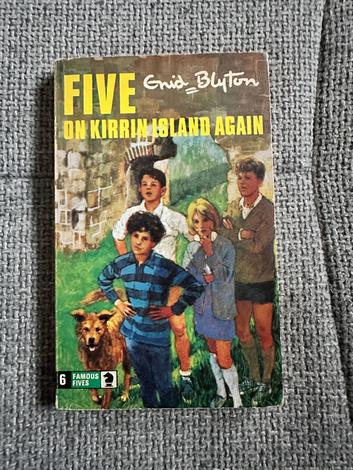 1971 Five On Kirrin Island Again - Enid Blyton (Eileen Soper Illust) Green Knight