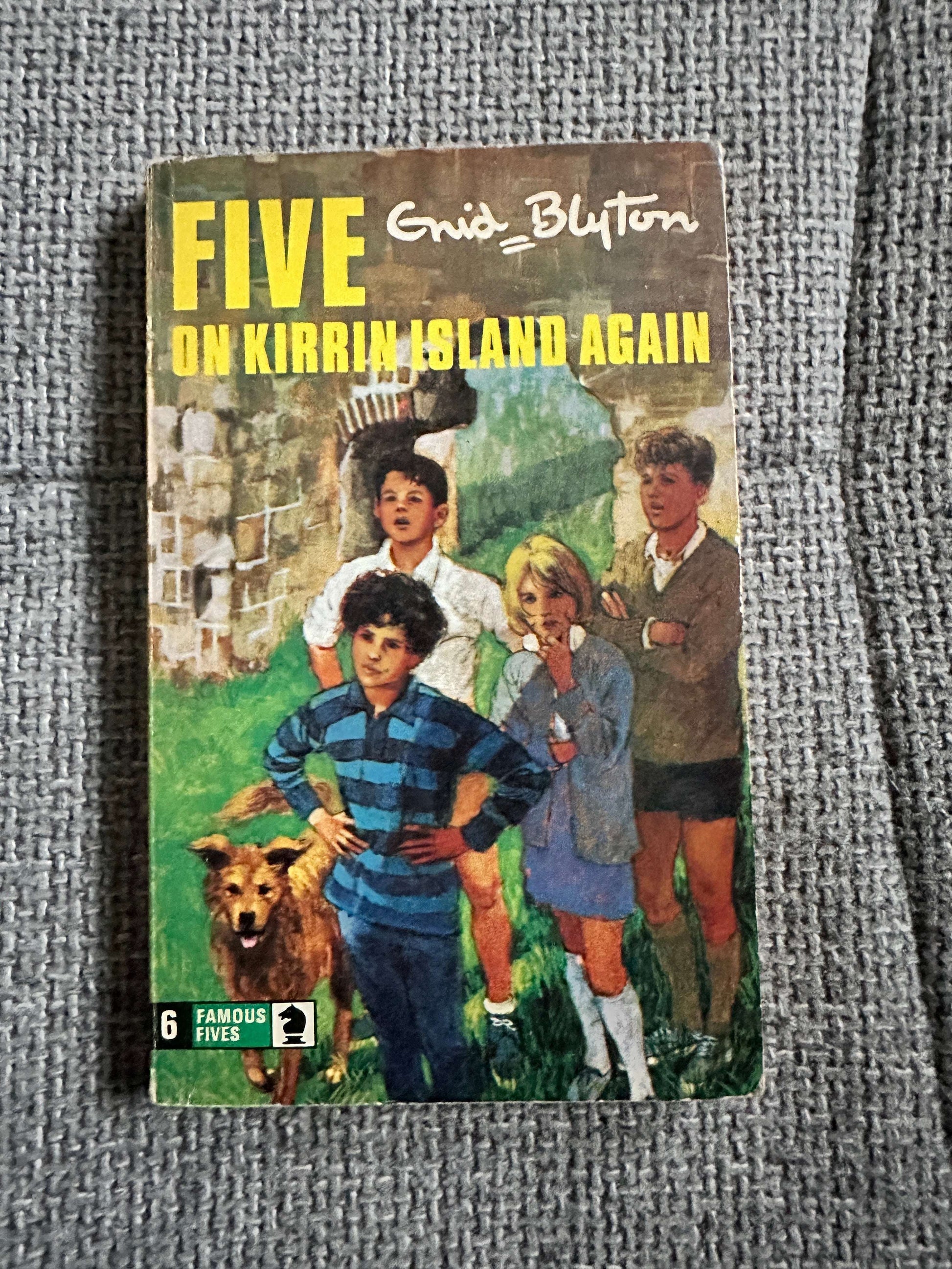 1971 Five On Kirrin Island Again - Enid Blyton (Eileen Soper Illust) Green Knight
