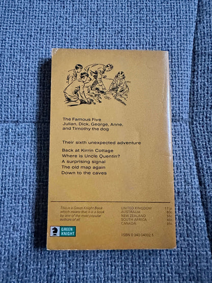 1971 Five On Kirrin Island Again - Enid Blyton (Eileen Soper Illust) Green Knight