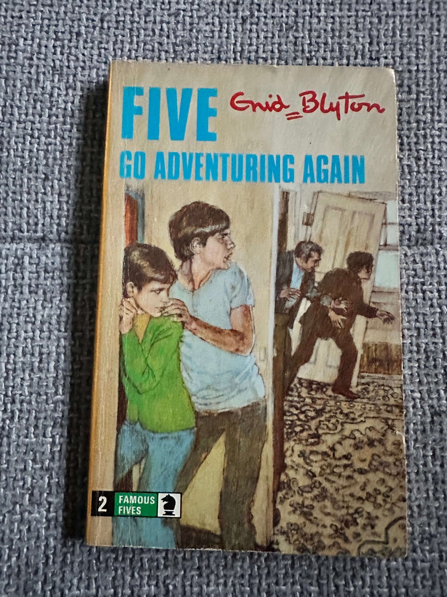 1969 Five Go Adventuring Again - Enid Blyton (Eileen Soper Illust) Green Knight