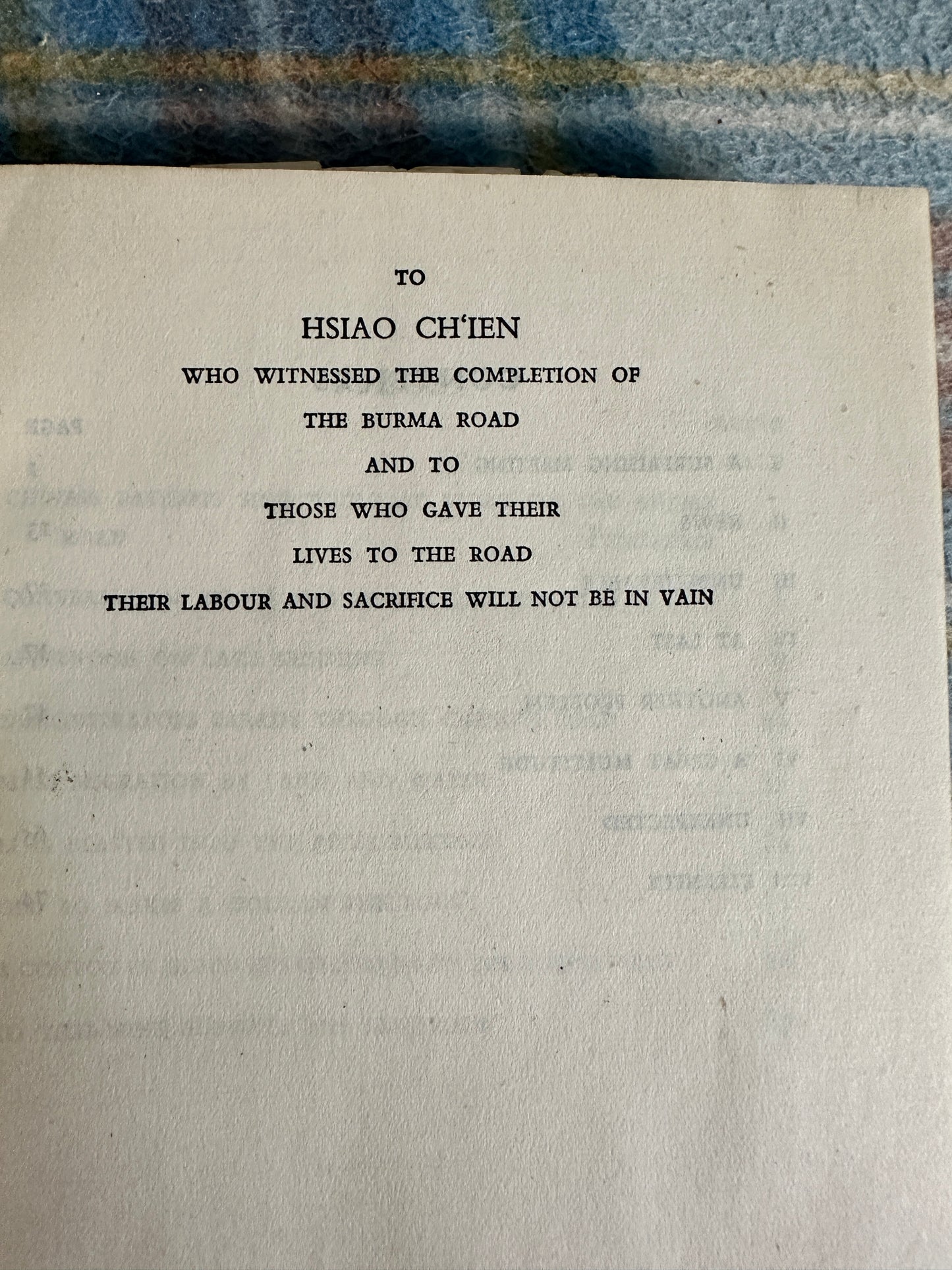 1951 The Men Of The Burma Road - Chiang Yee(Methuen & Co Ltd)